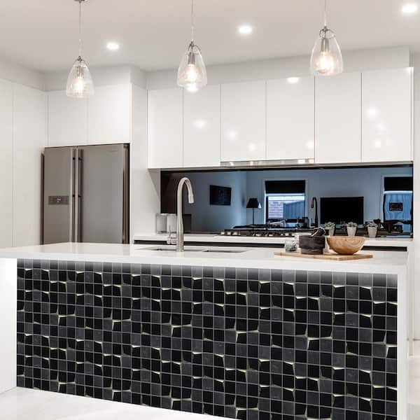 African Zebra Skin Black and White Backsplash, Stain Protection, Tempered  Glass, Wall Accents, Kitchen Decor 