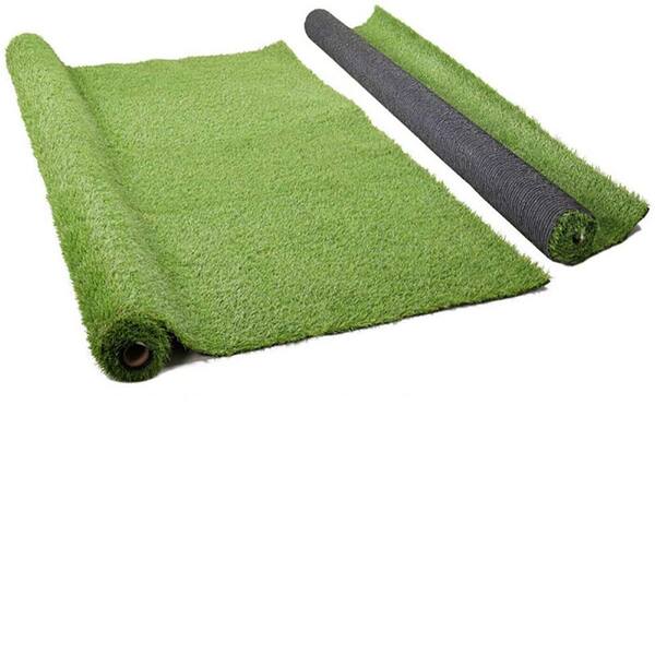 Kingdely 10 ft. x 10 ft. Green Artificial Grass SodTCHTXLH09990104 The Home Depot