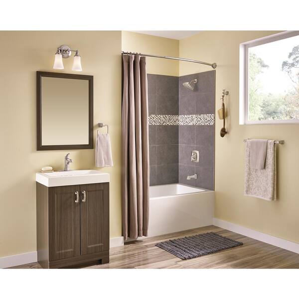 MOEN Hensley 18 in Towel Bar with Press and Mark in Brushed Nickel 