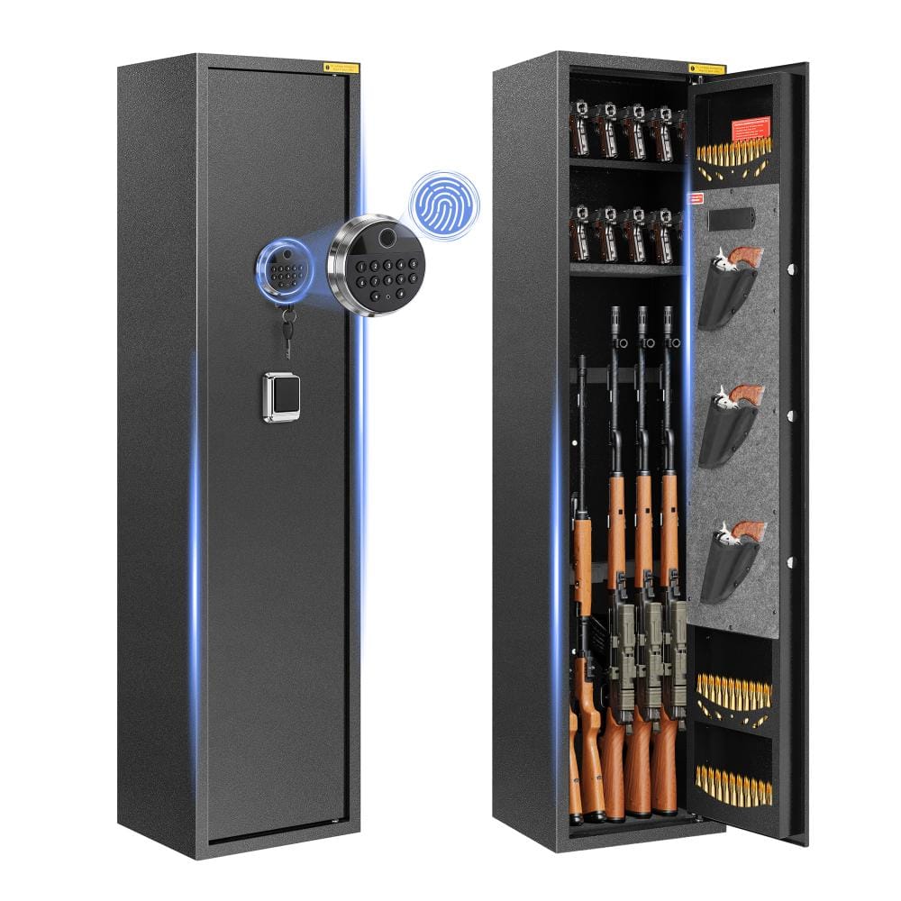 5 Cu.ft Gun Safes For Home Rifle And Pistols, Fingerprint Electronic Safe With Quick Access price history on PriceWatchPro