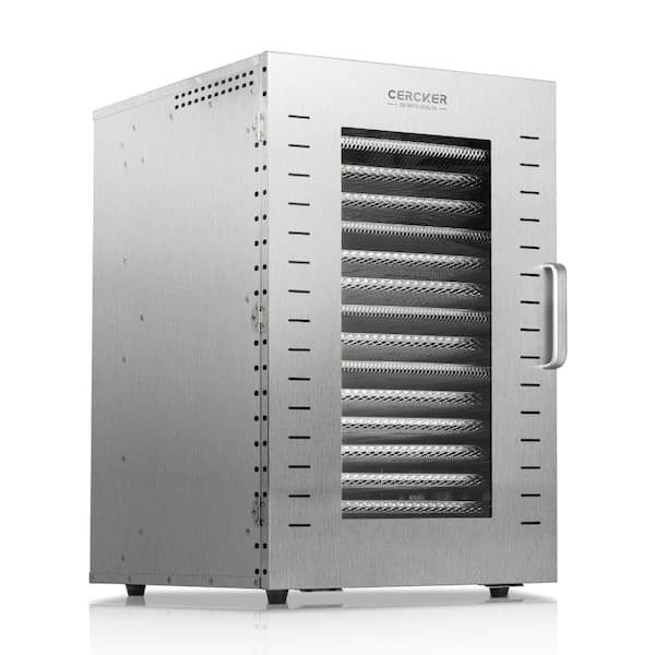16-Trays Commercial Food Dehydrator,27.28ft²/1500W Industrial-Dehydrator Large Capacity for Fruit,Beef Jerky Maker