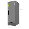 Cooler Depot 23 cu. ft. Commercial Single Door 33°F to 41°F Refrigerator in Stainless Steel XB27R