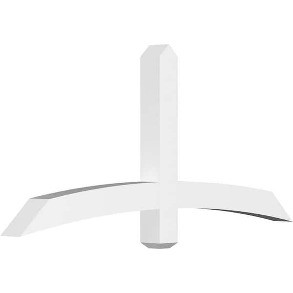 Ekena Millwork Bellingham 60 in. W x 27.5 in. H x 4 in. D Signature Polyurethane Bracket