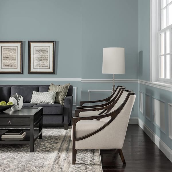 Glidden 8 oz. PPG1036-4 After The Storm Satin Interior Paint