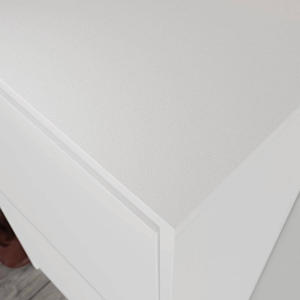 White Wood Tilt-Out Shoe Storage Cabinet