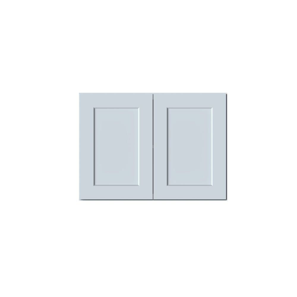 33 in. W x 12 in. D x 24 in. H Plywood Ready to Assemble Short Wall Kitchen Cabinet in Dove Gray w/ Full Overlay Design price history on PriceWatchPro