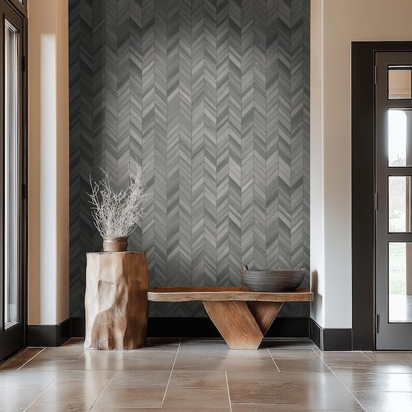 MSI Water Color Graphite 12 in. x 15 in. Matte Porcelain Mosaic Mesh-Mounted Floor and Wall Tile (320sq. ft./Pallet)