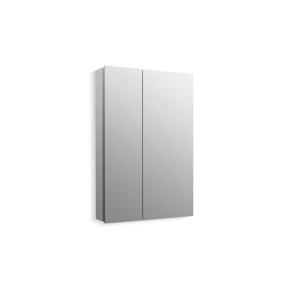Embark XL Frameless Mirrored Medicine Cabinet with Adjustable Shelves, 25" x 36"