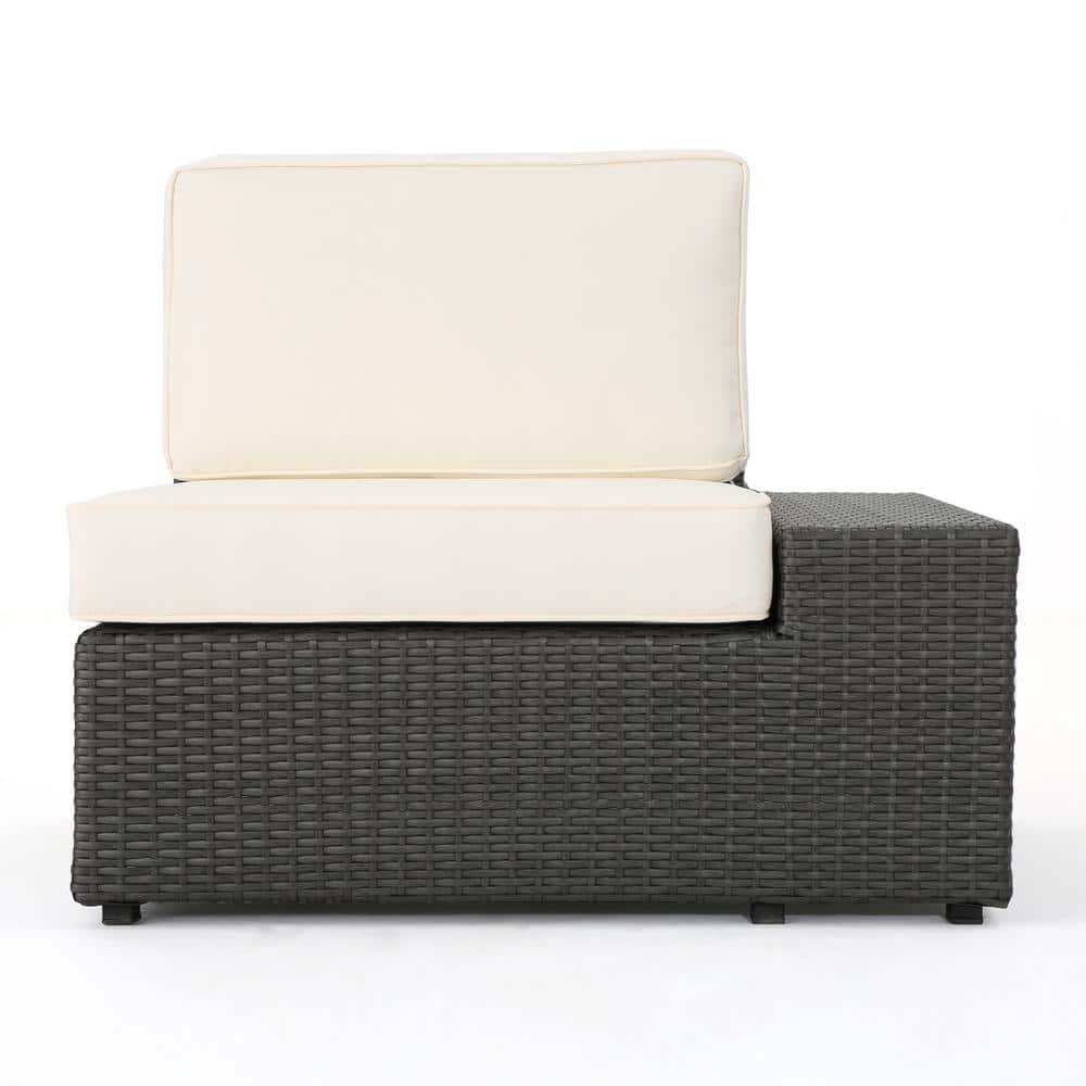 Noble House Santa Cruz Wicker Outdoor Sectional - Thumbnail 3