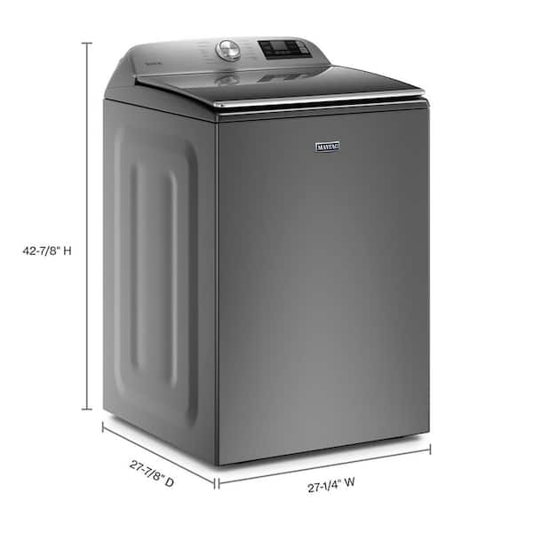 5.2 cu. ft. Smart Capable Metallic Slate Top Load Washing Machine with Extra Power, ENERGY STAR