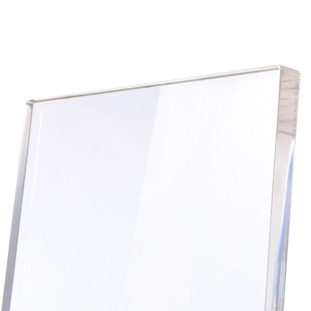 Clear Acrylic Z-Shaped Modern Side Chair