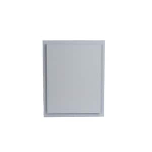 Tupelo 15.5 in. W x 21.5 in. H Primed Gray Recessed Medicine Cabinet without Mirror