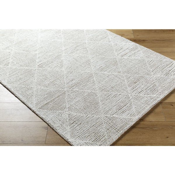 Rize RZE-2306 2 ft. x 3 ft. Gray Handmade Area Rug