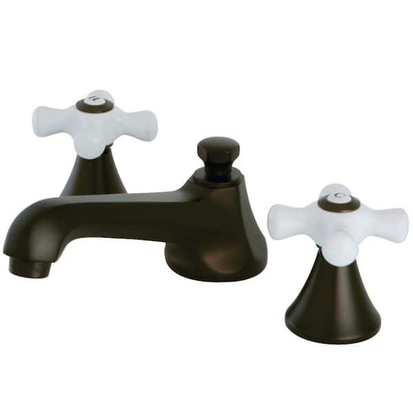 Kingston Brass Modern 8 in. Widespread 2-Handle Bathroom Faucet in Oil Rubbed Bronze