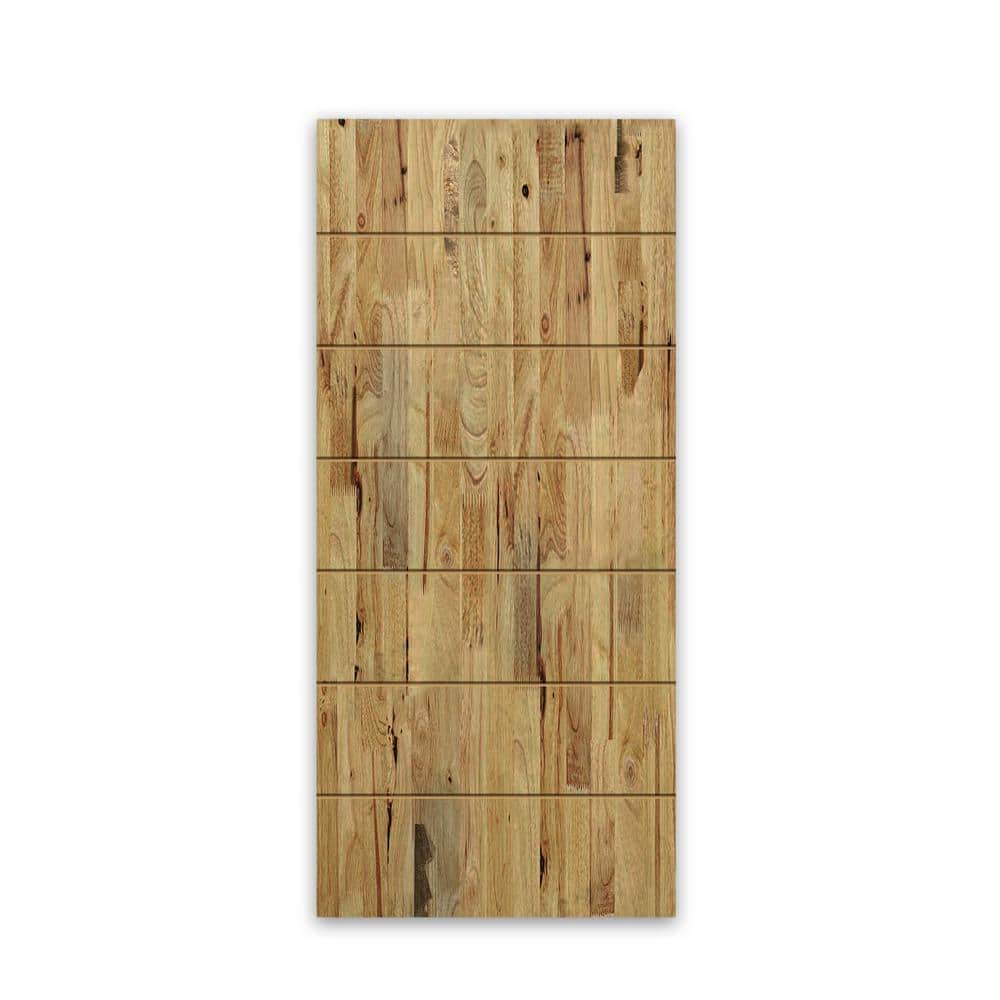 24 in. x 80 in. Hollow Core Weather Oak Stained Pine Wood Interior Door Slab Slab price history on PriceWatchPro