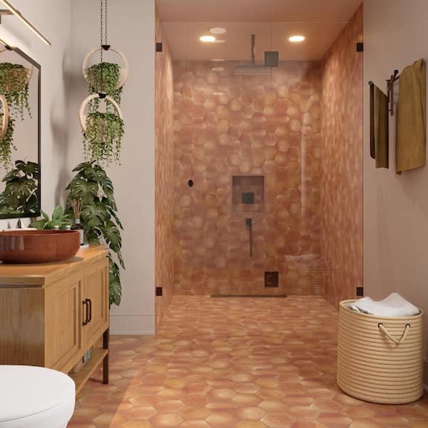 Sentier Hex des Ocres 6 in. x 6 in. Porcelain Floor and Wall Tile (5.4 sq. ft. /Case)