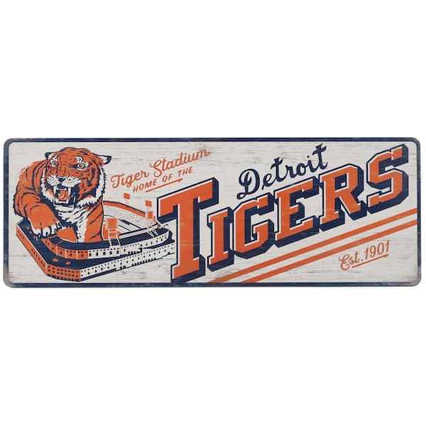 Open Road Brands Detroit Tigers MDF Wood Wall Art 90182679-s - The