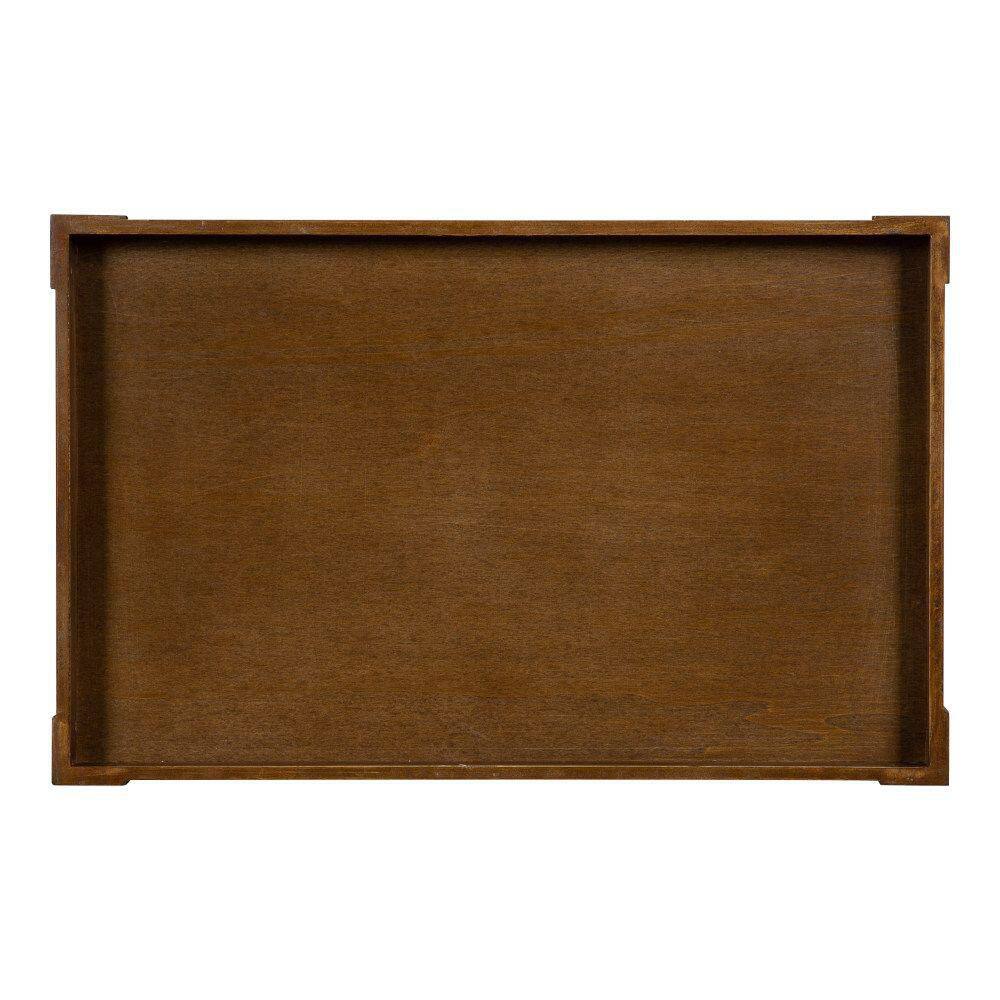 Bellport 22 in. Rustic Brown Rectangle Wood End Table - thumbnail 8