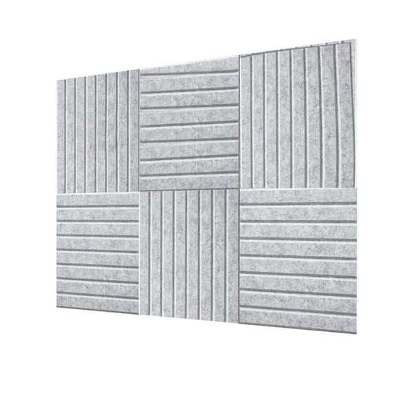6-Pack Large Felt Bulletin Board Wall Tiles 36x24 for Home Office Kitchen with Assorted Colors DIY Push Pins