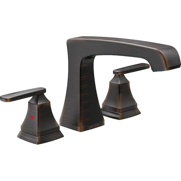 Delta Ashlyn 2-Handle Deck-Mount Roman Tub Faucet Trim Kit in Venetian Bronze (Valve Not Included)