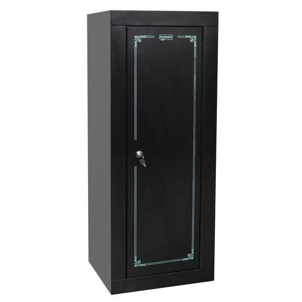 Sandusky Steel Freestanding Garage Cabinet in Black (21 in. W x 55 in. H x 18 in. D)