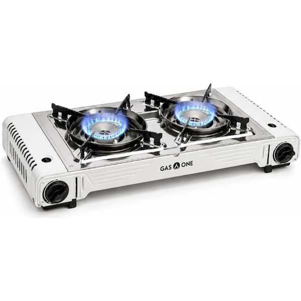 Portable 2-Burner Butane Camp Stove