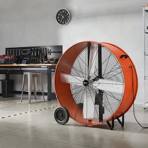 42 in. Heavy Duty 2-Speed Belt Drive Drum Fan