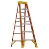 Werner 6 ft. Fiberglass Step Ladder (10 ft. Reach Height) with 300 lb. Load Capacity Type IA Duty Rating NXT1A06