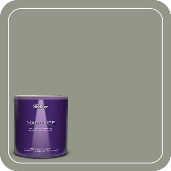 BEHR MARQUEE 1 qt. #ECC-36-1 Shady Willow Eggshell Enamel Interior Paint & Primer