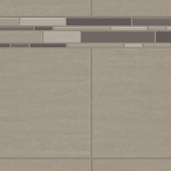 Utile Origin 32 in. x 60 in. x 83.5 in. Corner Shower Stall in Greige with Left Drain Base in White