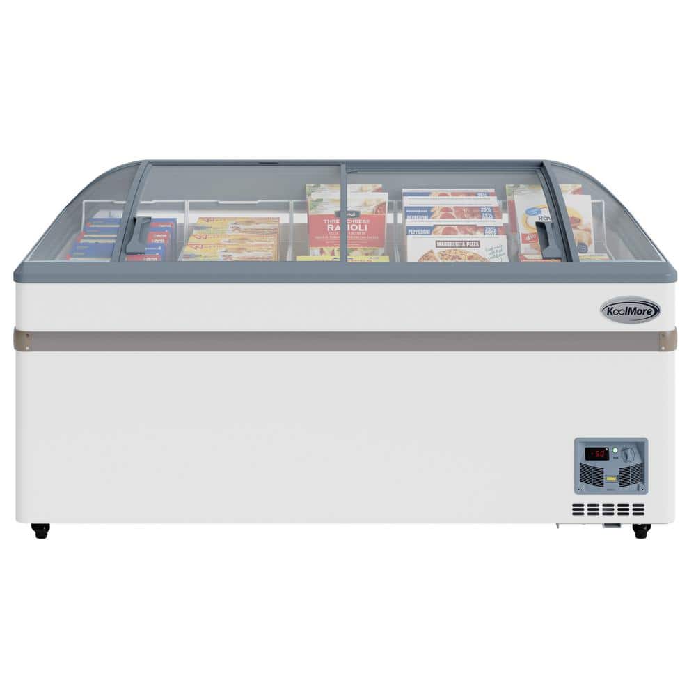 65 in. with 16 cu. ft. Capacity Manual Defrost Island Chest Freezer in White
