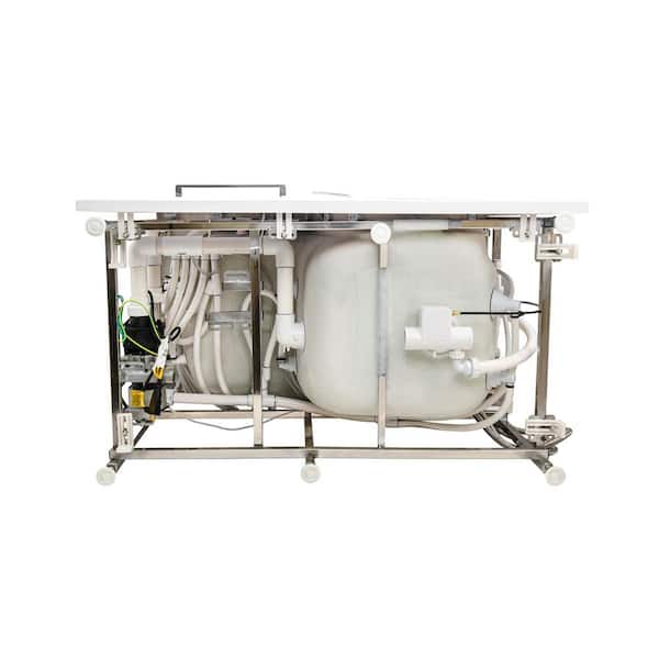 Ella Zen 52 in. x 29.50 in. Right Drain Walk-In Whirlpool Bathtub