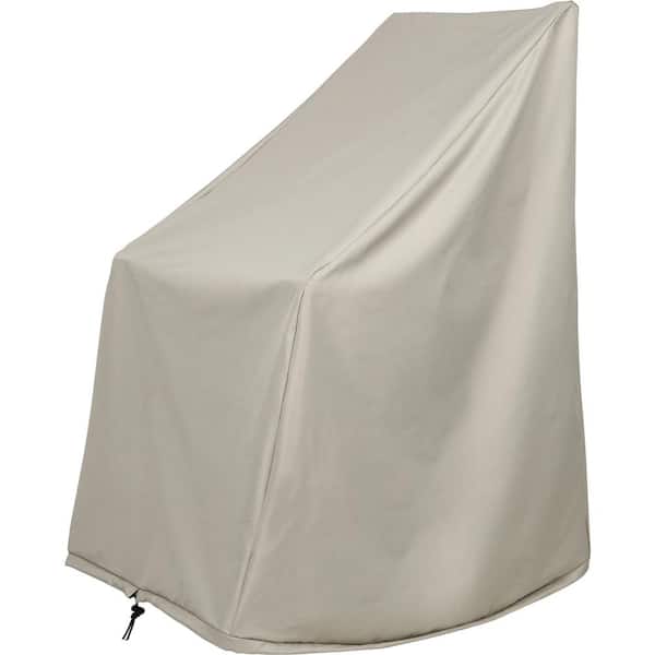 45.25 in. H Beige Polyester Weatherproof Outdoor Rocking Chair Cover