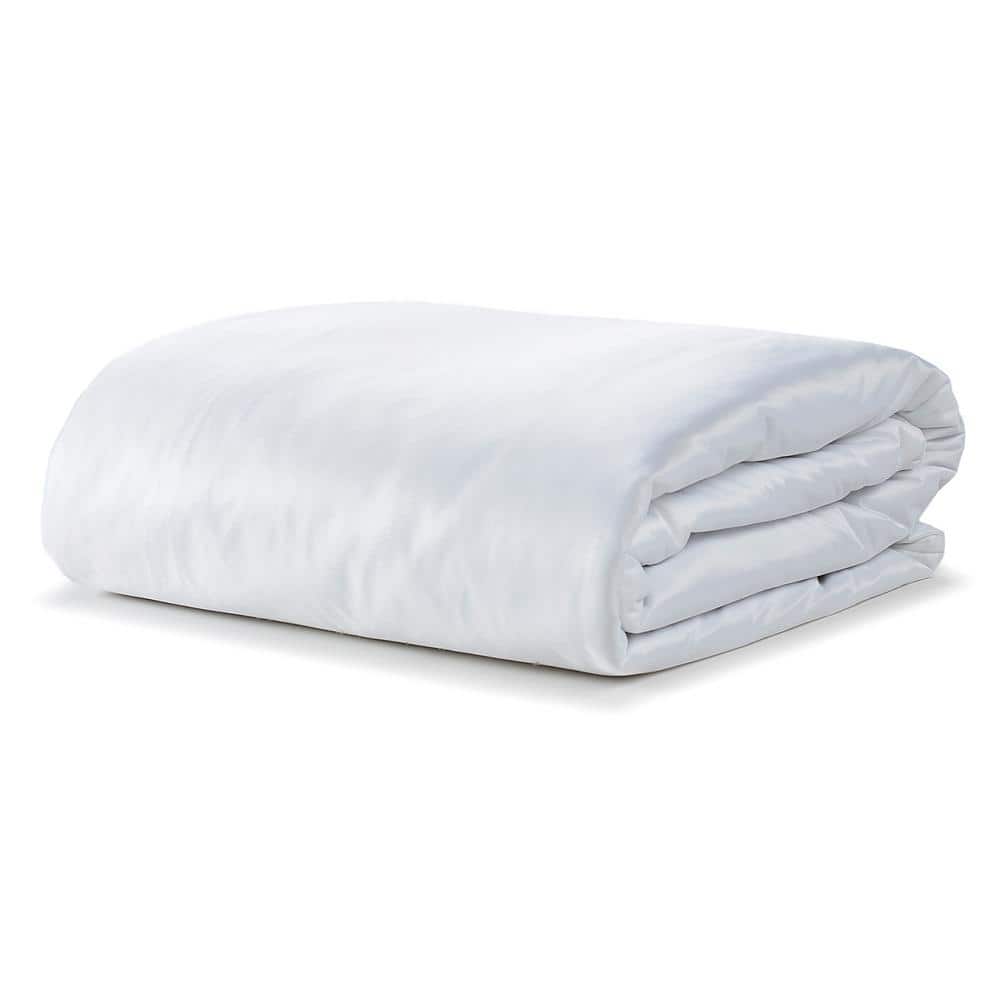 Twin White Waterproof Allergy-Free Zipper Mattress Encasement