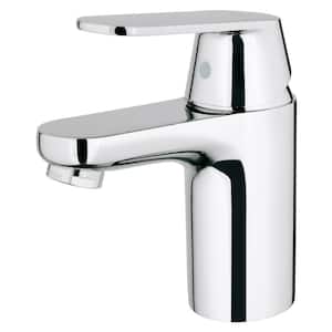 Eurosmart Cosmopolitan Single Hole Single-Handle Low-Arc Bathroom Faucet in StarLight Chrome