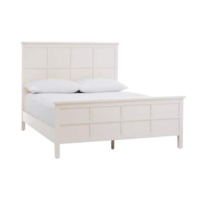 Home Decorators Collection Beckley, Ivory King Size Bed Frame