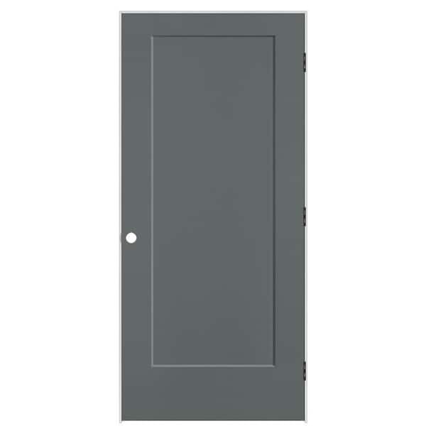Masonite 36 in. x 80 in. 1-Panel Lincoln Park Left-Hand Solid Core Cordite Molded Composite Single Prehung Interior Door