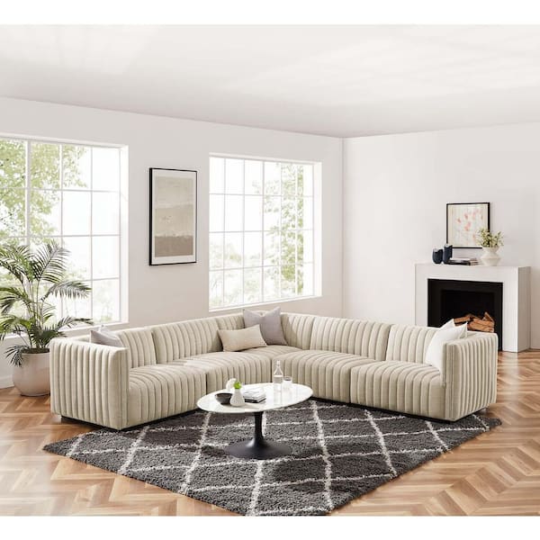 L shaped store symmetrical sectional