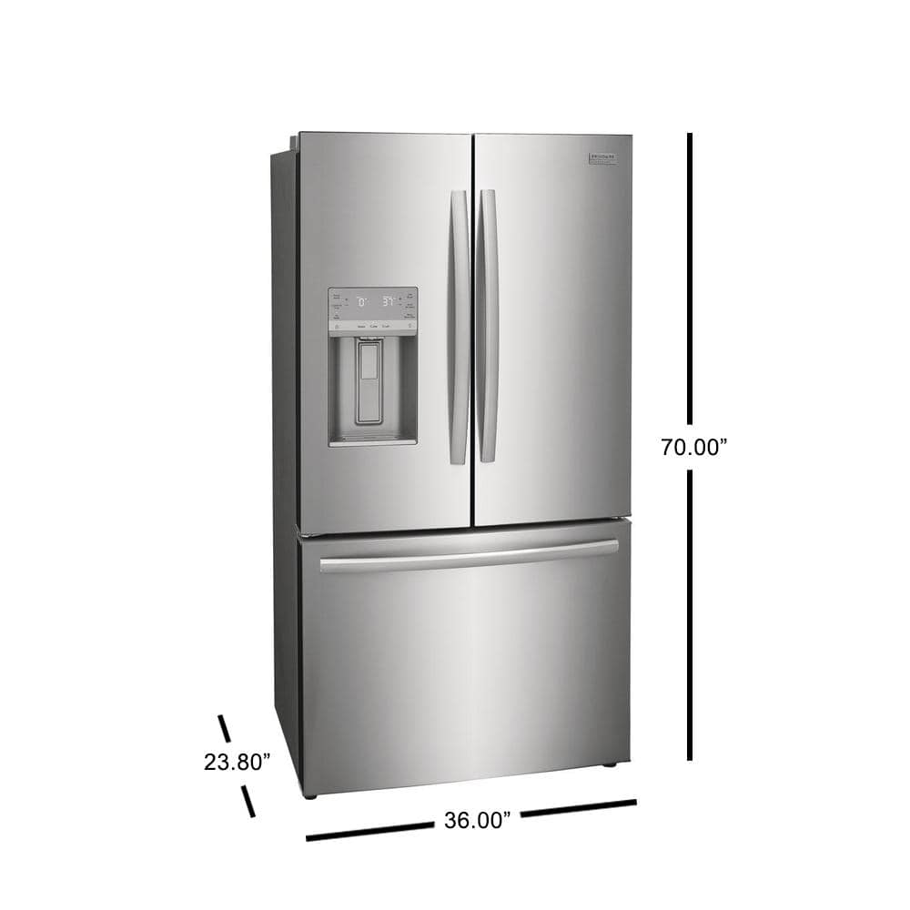 Stainless Steel 22.6 Cu. Ft. Smart French Door Refrigerator