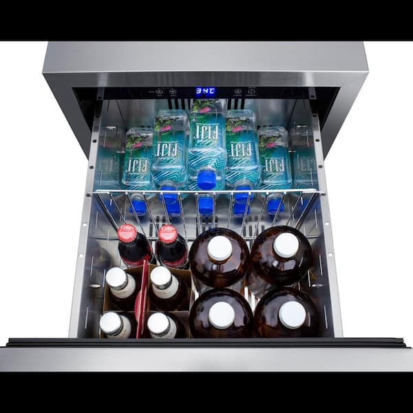 Summit Appliance 3.4 cu. ft. Double Drawer Standard Refrigerator