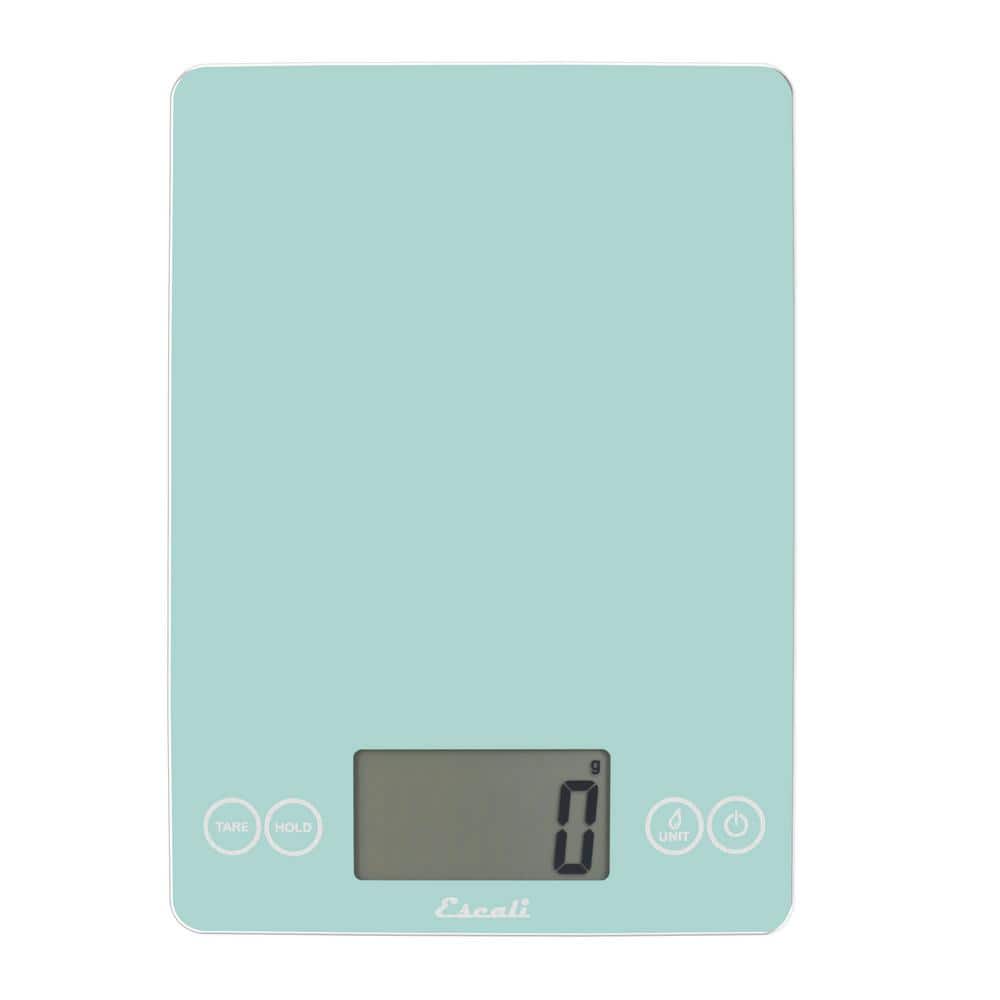 Escali Arti Classic Glass Digital Food Scale, Teal