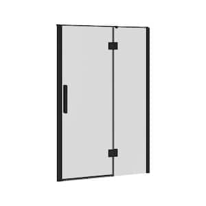 Tani 1.5 in. L x 48 in. W x 74 in. H Shower Door Glass Panel in Black