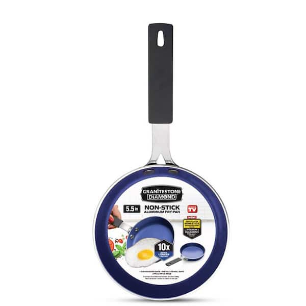 Granitestone Blue 14' Non Stick Family Pan with Lid