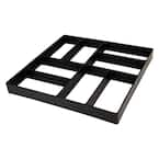 Yard Elements 18 in. x 16 in. x 1.5 in. Black Plastic Mold Reusable ...