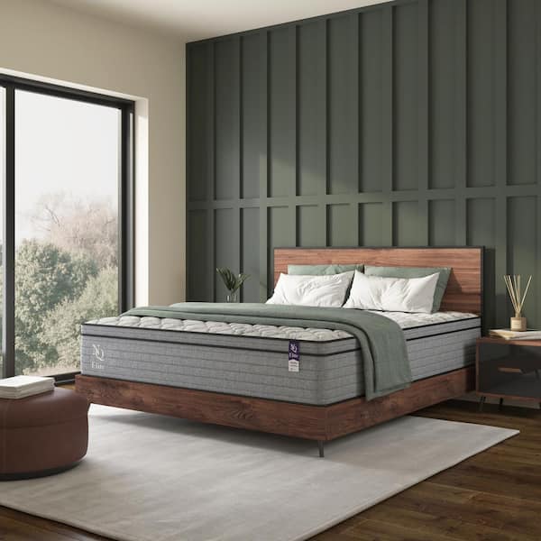 NapQueen Elite Series Machka 10 in. Full Medium Hybrid Euro Top