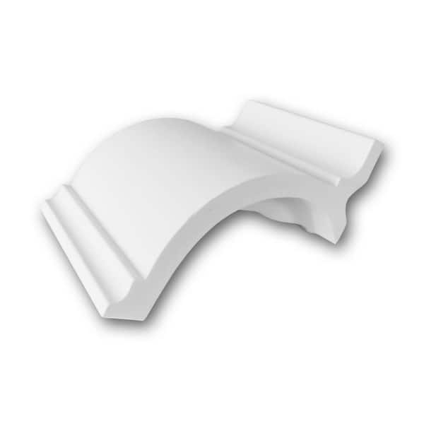 ORAC DECOR 4 in. D x 4 in. W x 4 in. L Primed White Plain Polyurethane Crown Moulding Sample