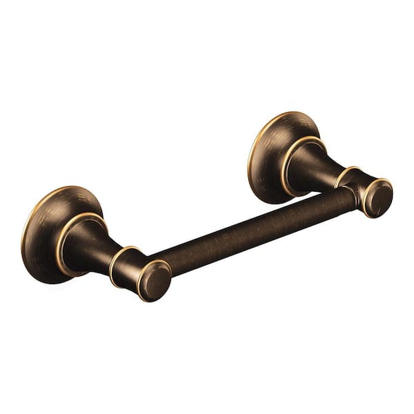 MOEN Ashville Pivoting Double Post Toilet Paper Holder in Mediterranean Bronze