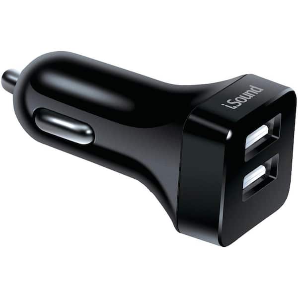 iSound 2.4 Amp Dual-USB Car Charger