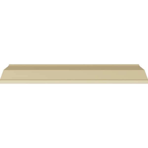 Ekena Millwork 2-7/8 in. x 2-1/2 in. x 94-1/2 in. Polyurethane Miller Crown Moulding
