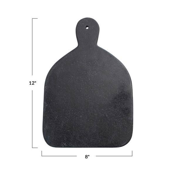 Black Marble Rectangular Cutting Board with Handle